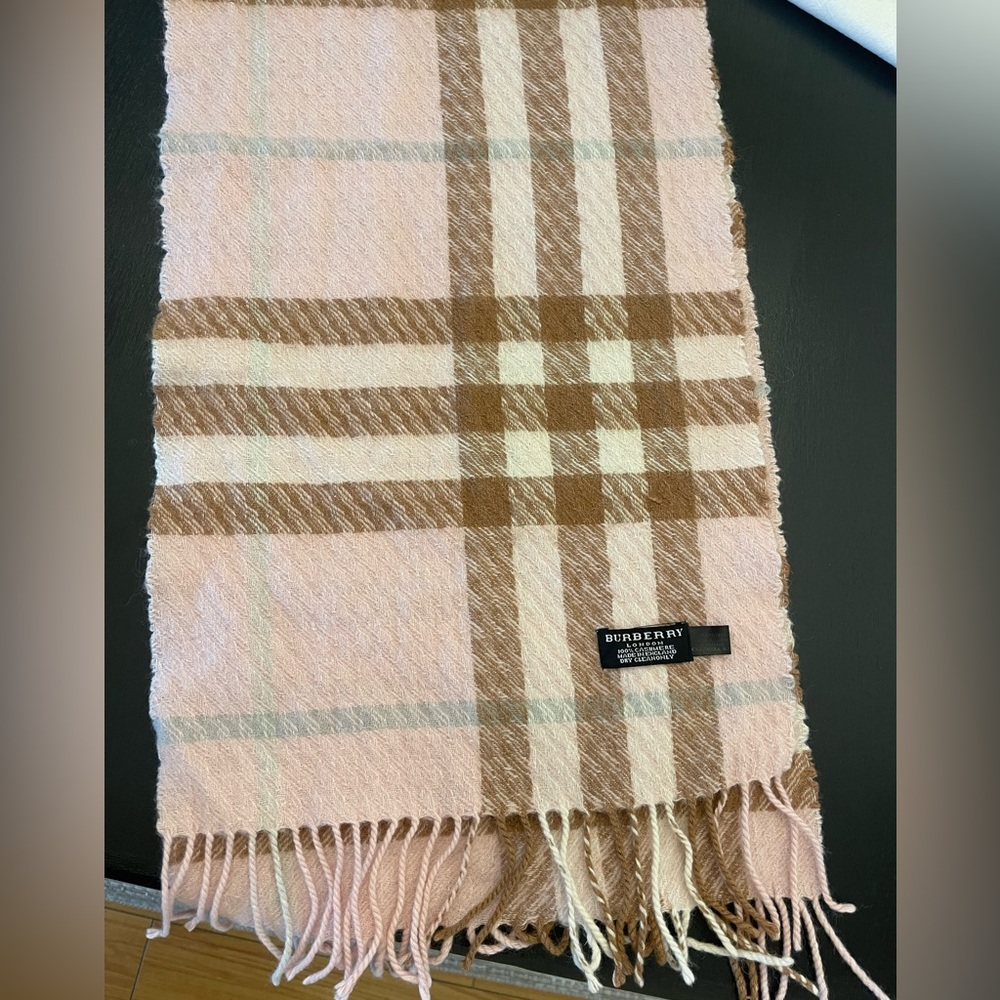 The Burberry Check Cashmere Scarf
